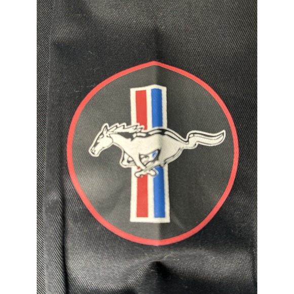 Ford Mustang American Checkered Racing Jacket Men's Size XL Black NEW With Tags - Picture 5 of 12